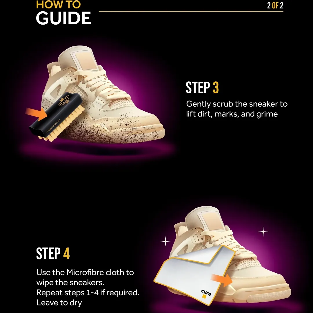 CREP PROTECT CURE TRAVEL KIT SABUN CUCI SEPATU PREMIUM