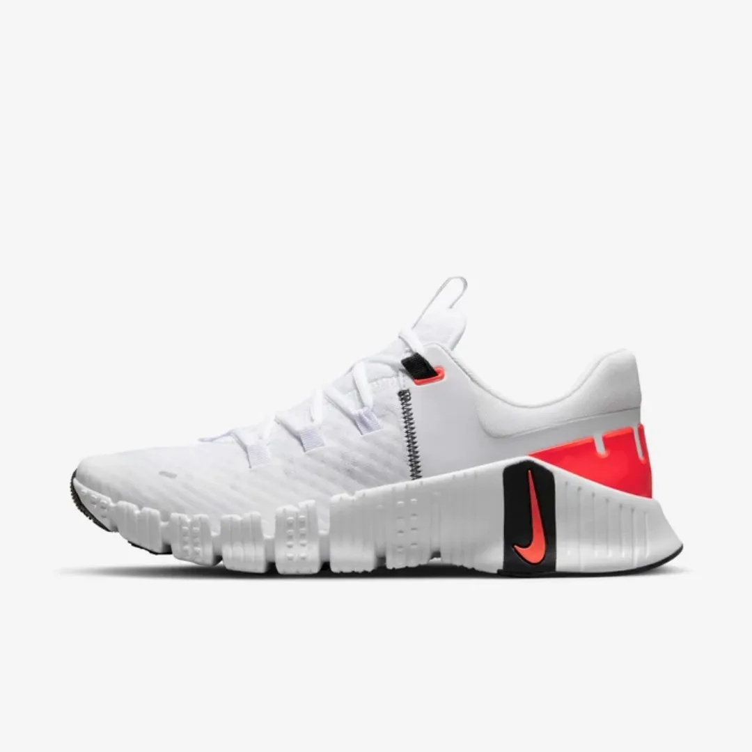 NIKE FREE METCON 5 WHITE BRIGHT CRIMSON