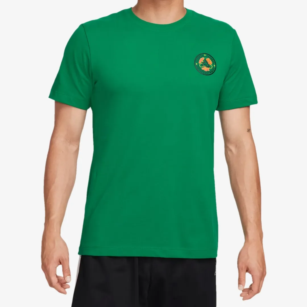 NIKE GIANNIS DRI-FIT TEE AQUA MALACHITE GREEN