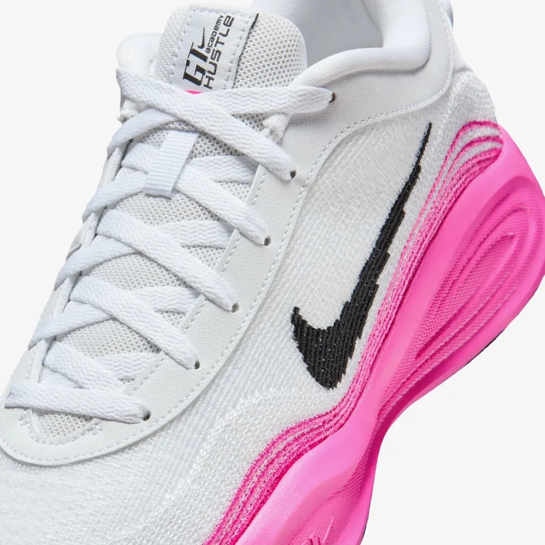 NIKE GT HUSTLE ACADEMY EP WHITE PNK BLAST BLACK