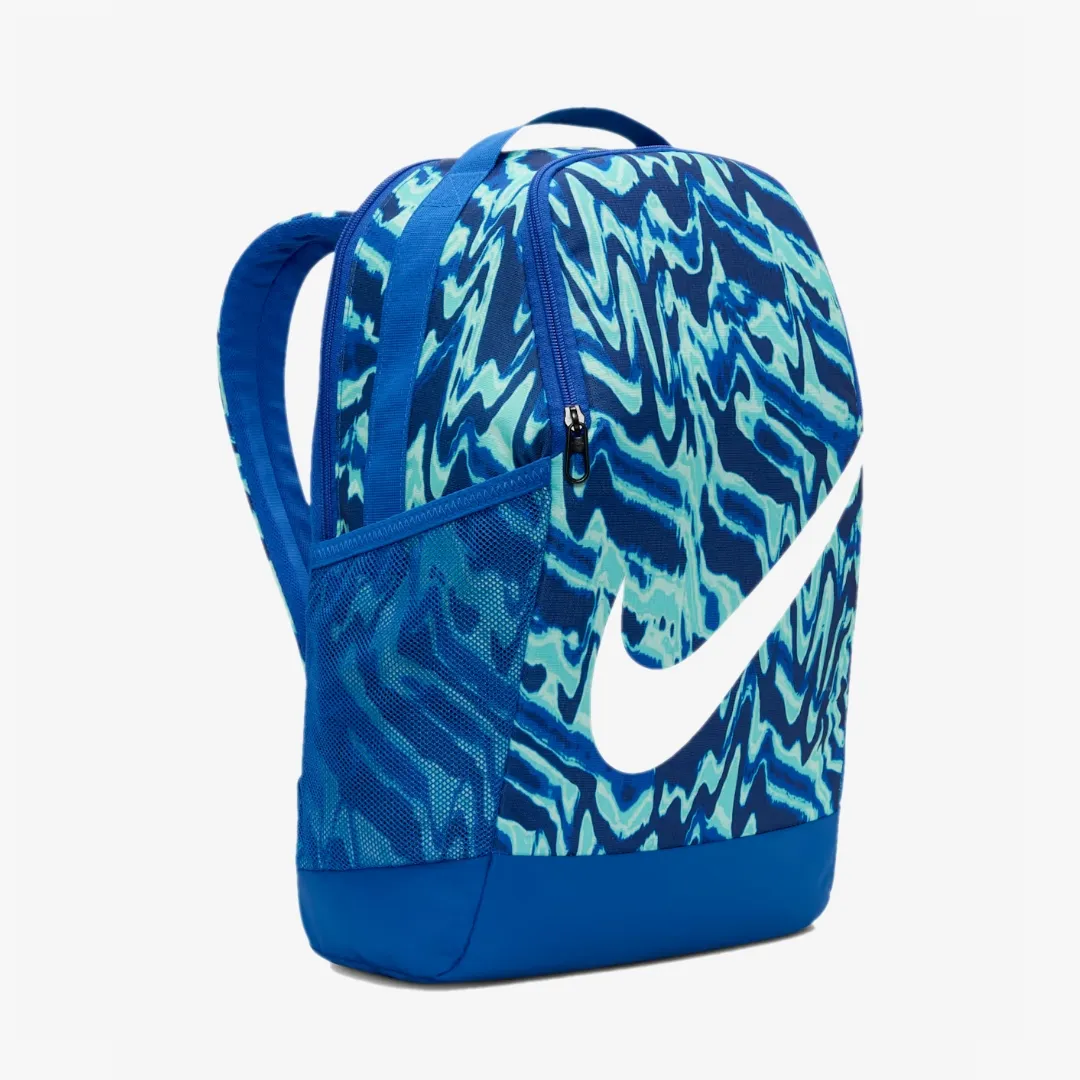NIKE BRASILIA KIDS BACKPACK 18L GAME ROYAL BLEACHED TURQUOISE