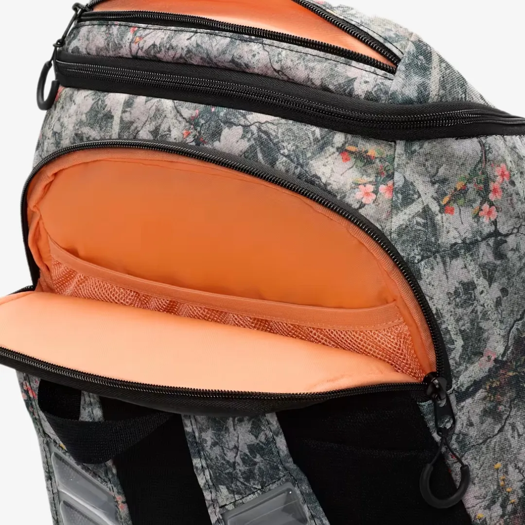 NIKE VARSITY ELITE PRINTED BASKETBALL BACKPACK CREAM II BLACK